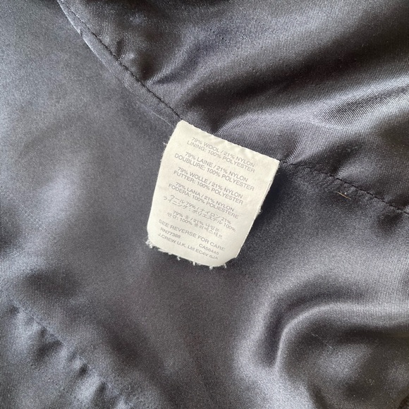 J.Crew Women’s Stadium Cloth Navy Cocoon Coat, 0P - Picture 5 of 5